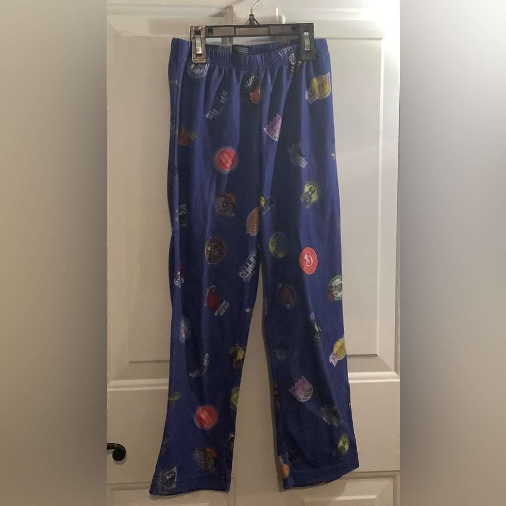 Boys NBA teams sleep/lounge pajama pants size small